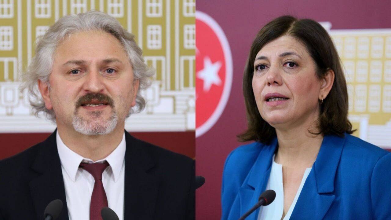DEM Parti'nin İstanbul adayları Meral Danış Beştaş ve Murat Çepni